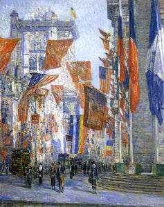  Frederick Childe Hassam Avenue of the Allies - Art Print