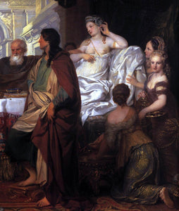  Gerard De Lairesse Cleopatra's Banquet (detail) - Art Print