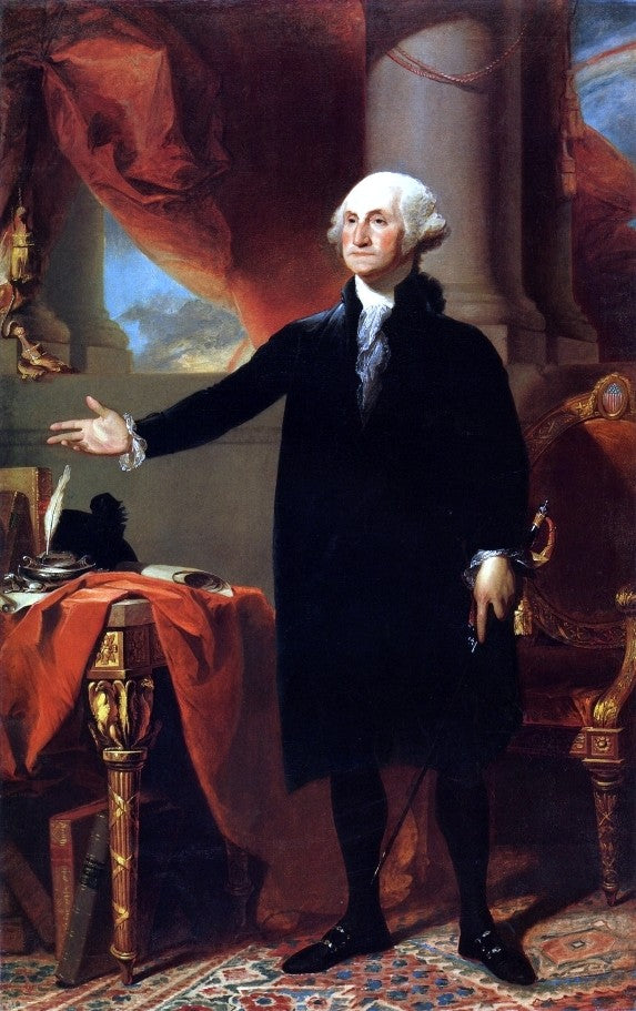 Gilbert Stuart George Washington (The Landsdowne Portrait) Art Print ...