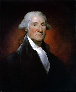  Gilbert Stuart George Washington (The Vaughan Portrait) - Art Print