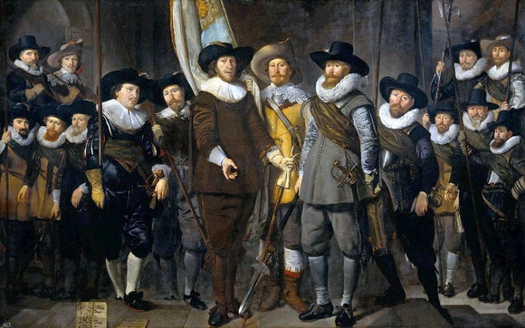  Thomas De Keyser The Company of Cpt. Allaert Cloeck and Lt. Lucas Jacob - Art Print