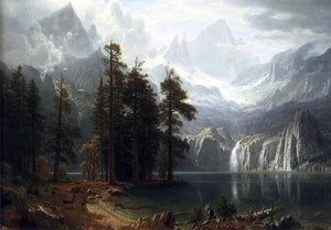  Albert Bierstadt Sierra Nevada - Art Print