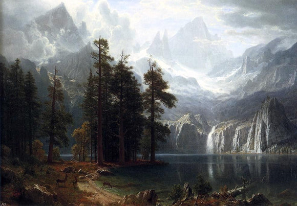  Albert Bierstadt Sierra Nevada - Art Print