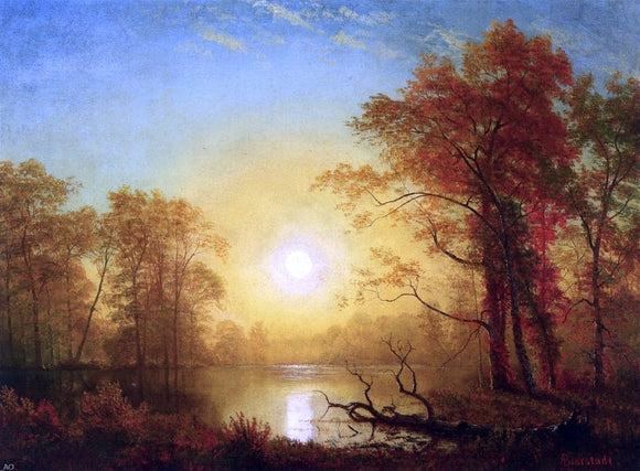  Albert Bierstadt Sunrise - Art Print