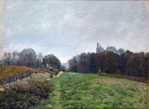  Alfred Sisley Landscape at Louveciennes - Art Print