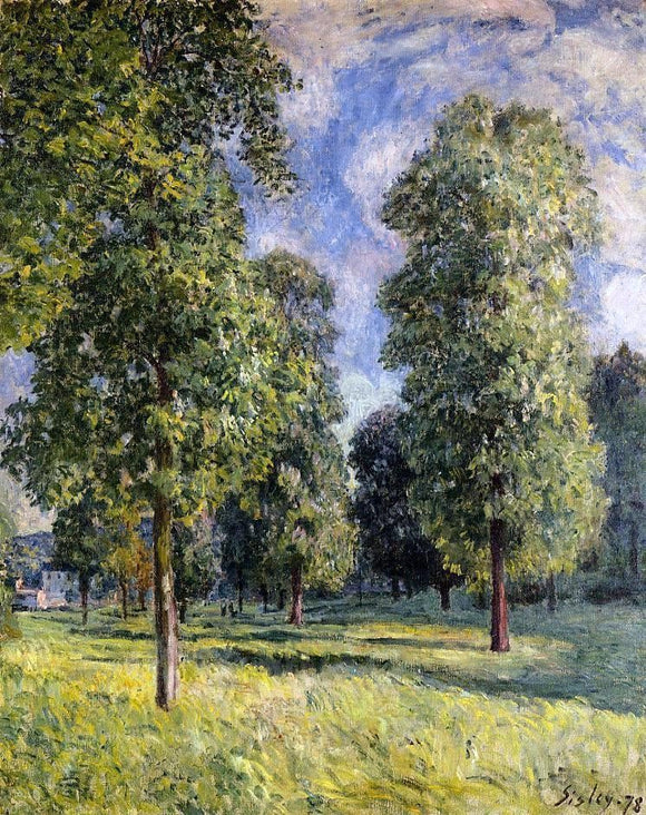  Alfred Sisley Landscape at Sevres - Art Print