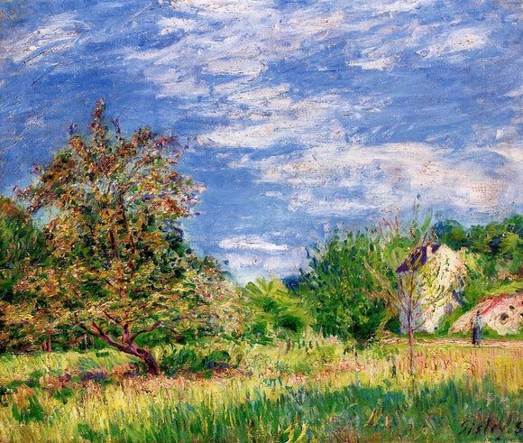  Alfred Sisley Orchard in Spring - Art Print