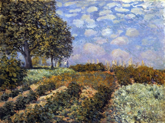  Alfred Sisley The Fields - Art Print