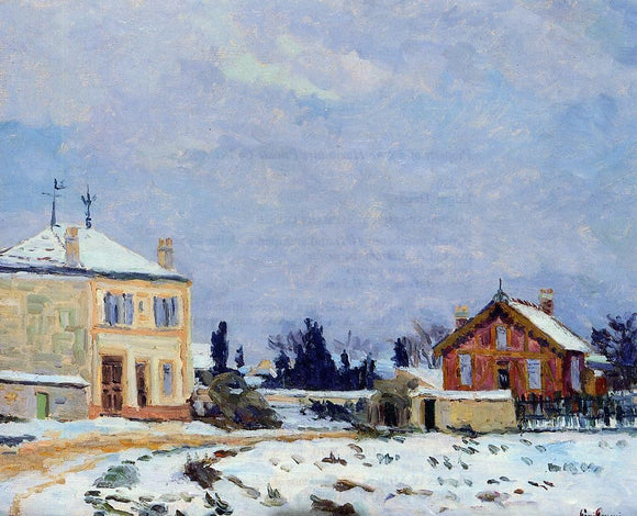  Armand Guillaumin Snow - Art Print