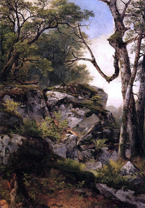  Asher Brown Durand Woodland Stream - Art Print