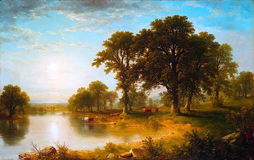  Asher Brown Durand The Beeches - Art Print