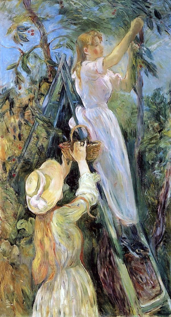  Berthe Morisot The Cherry Tree - Art Print