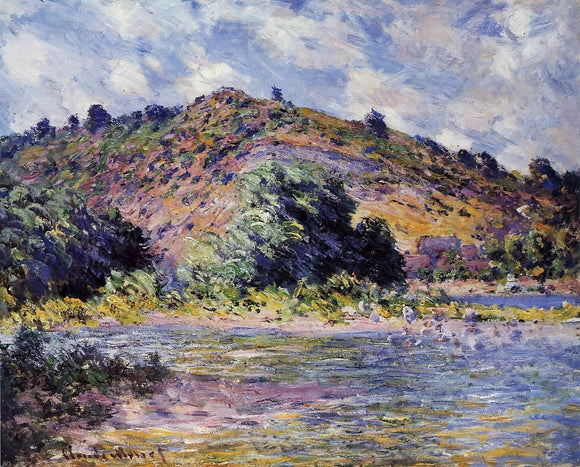  Claude Oscar Monet The Banks of the Seine at Port-Villez - Art Print