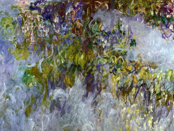  Claude Oscar Monet Wisteria (left half) - Art Print