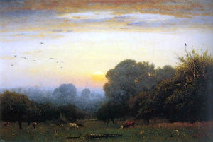  George Inness Morning - Art Print