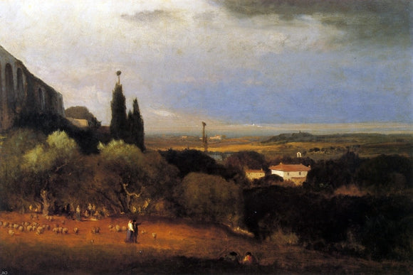  George Inness Perugia and the Valley - Art Print