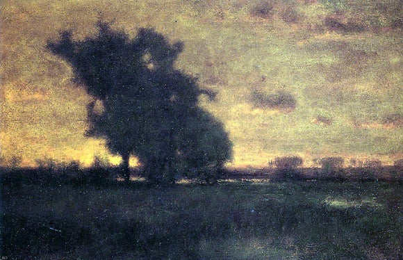  George Inness Sunset at Milton - Art Print