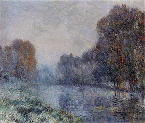  Gustave Loiseau By the Eure River - Hoarfrost - Art Print