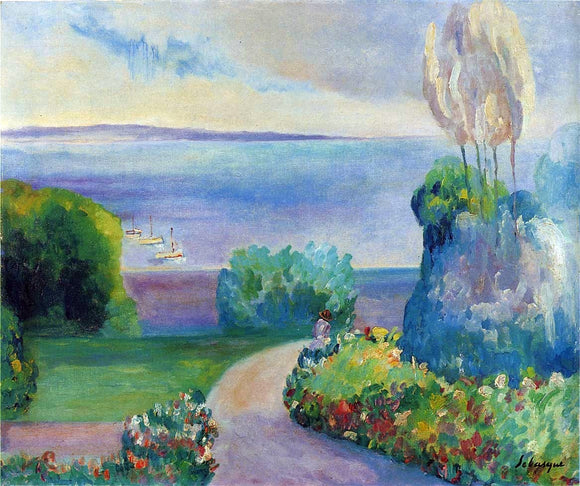  Henri Lebasque Landscape at Prefailles - Art Print