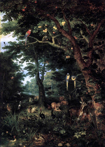  The Younger Jan Brueghel Paradise - Art Print