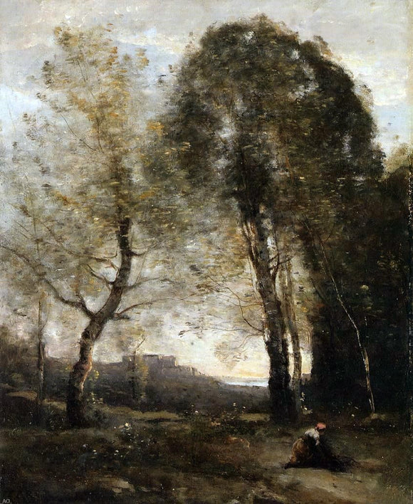  Jean-Baptiste-Camille Corot Souvenir of Italy - Art Print