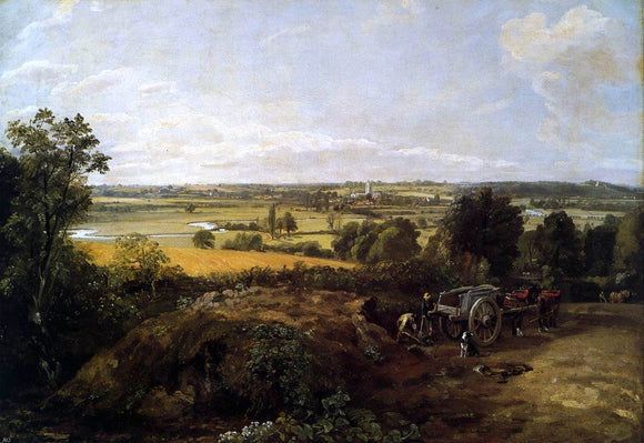  John Constable The Stour-Valley with the Church of Dedham - Art Print