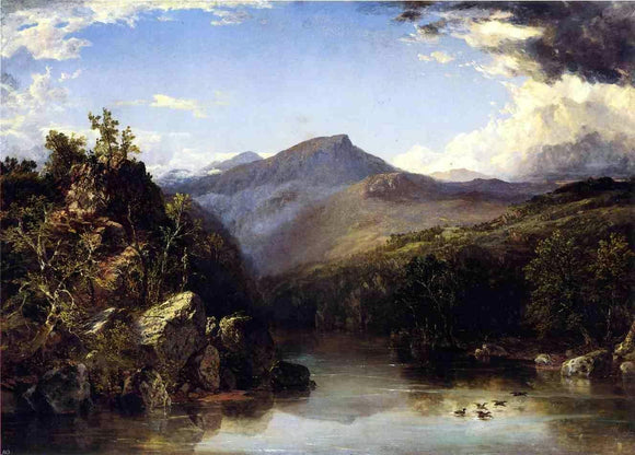  John Frederick Kensett Landscape (also known as A Reminiscence of the White Mountains) - Art Print