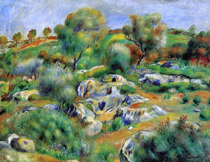  Pierre Auguste Renoir Breton Landscape - Art Print