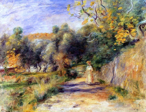  Pierre Auguste Renoir Landscape at Cagnes - Art Print