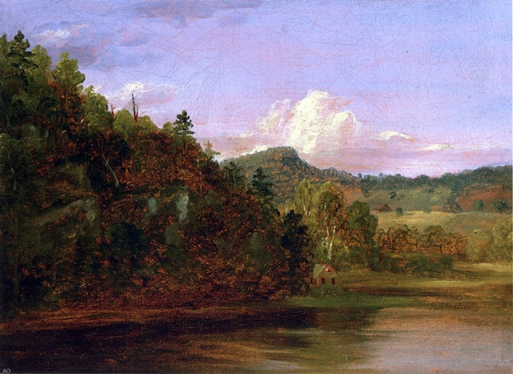  Thomas Cole Landscape (also known as American Lake in Summer) - Art Print