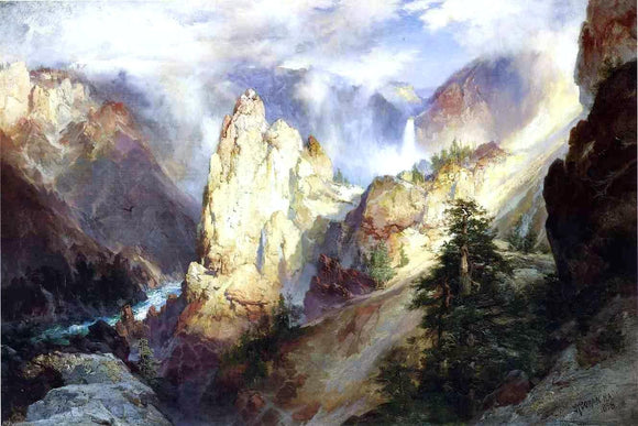  Thomas Moran Landscape - Art Print