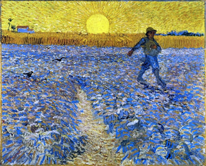  Vincent Van Gogh The Sower (also known as Sower with Setting Sun) - Art Print