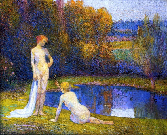  Hippolyte Petitjean Bathers - Art Print