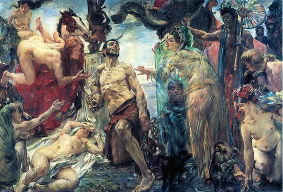  Lovis Corinth The Temptation of Saint Anthony (after Gustave Flaubert) - Art Print