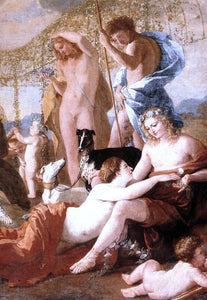  Nicolas Poussin The Empire of Flora (detail) - Art Print