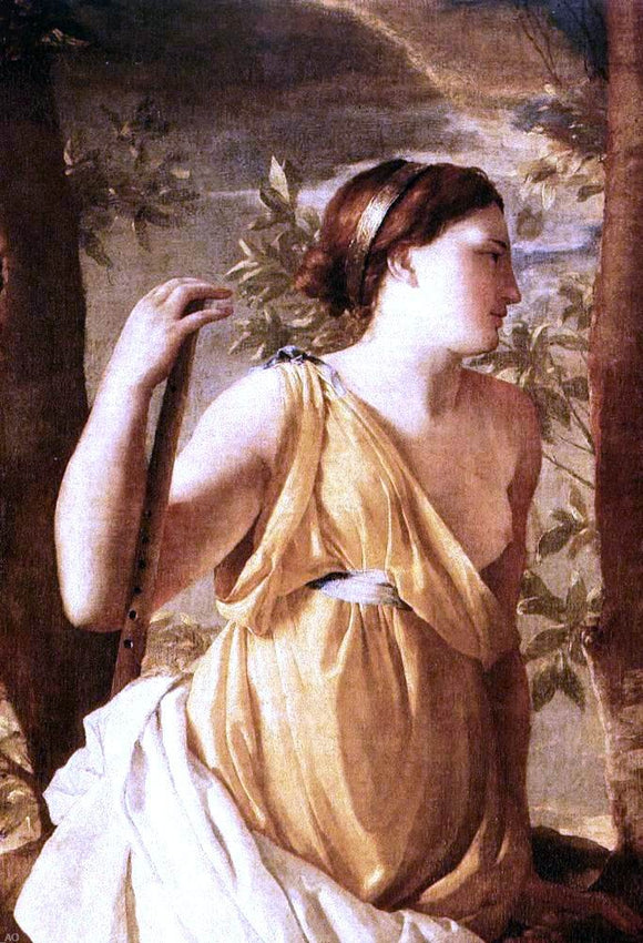  Nicolas Poussin The Inspiration of the Poet (detail) - Art Print