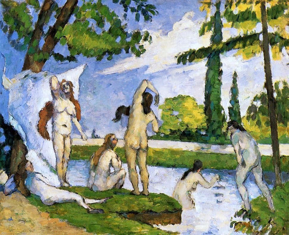  Paul Cezanne Bathers - Art Print