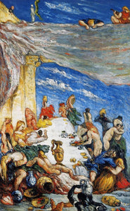  Paul Cezanne The Feast (also known as The Banquet of Nebuchadnezzar) - Art Print