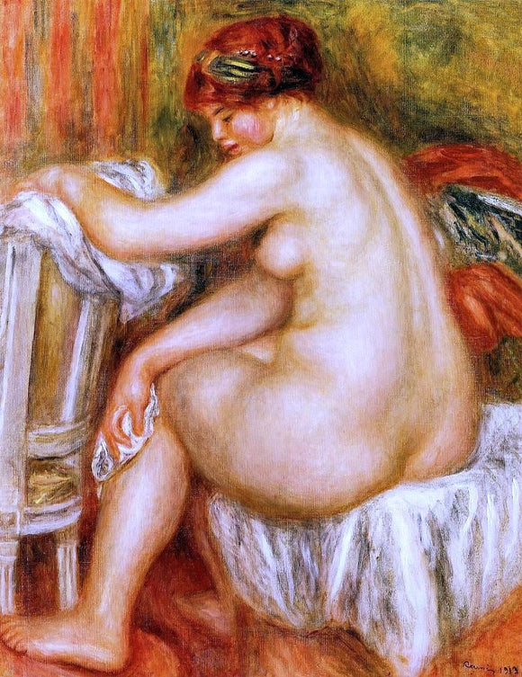  Pierre Auguste Renoir Seated Nude - Art Print