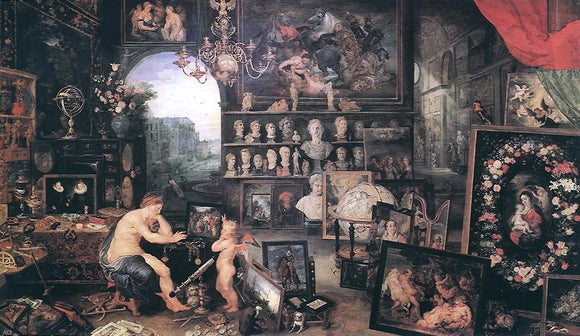  The Elder Jan Brueghel The Sense of Sight - Art Print