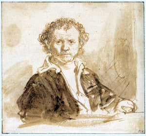  Rembrandt Van Rijn Self Portrait - Art Print