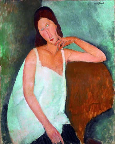  Amedeo Modigliani Jeanne Hebuterne - Art Print