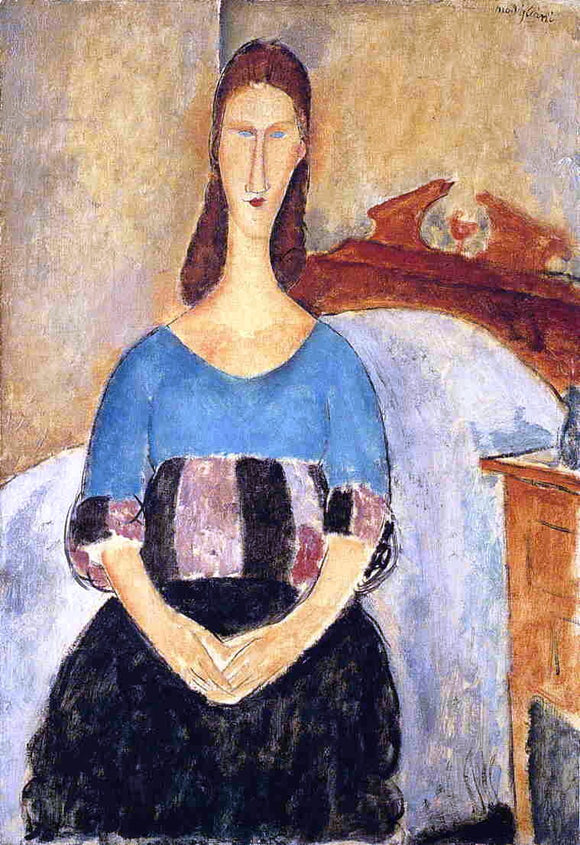  Amedeo Modigliani Jeanne Hebuterne - Art Print