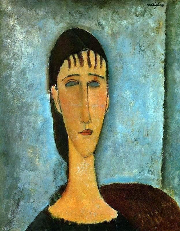  Amedeo Modigliani Portrait of a Young Girl - Art Print