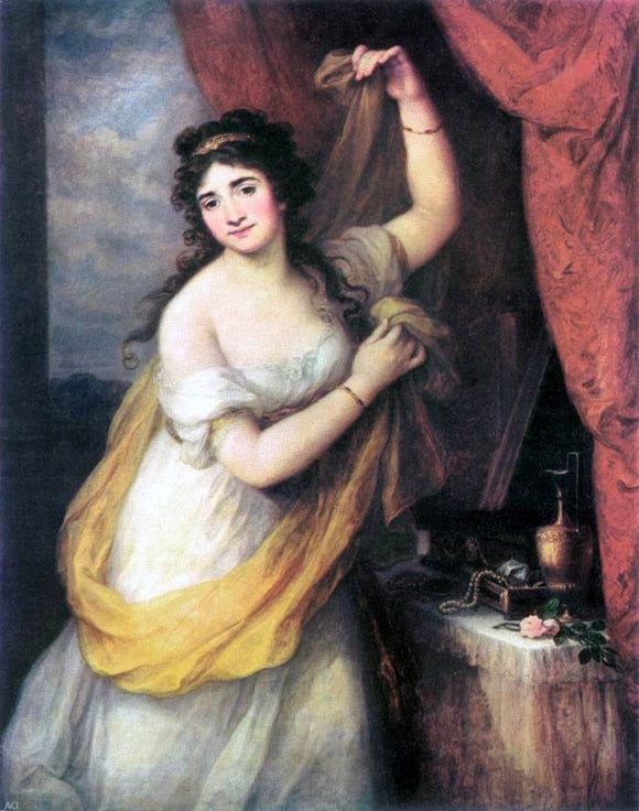  Angelica Kauffmann Portrait of a Woman - Art Print