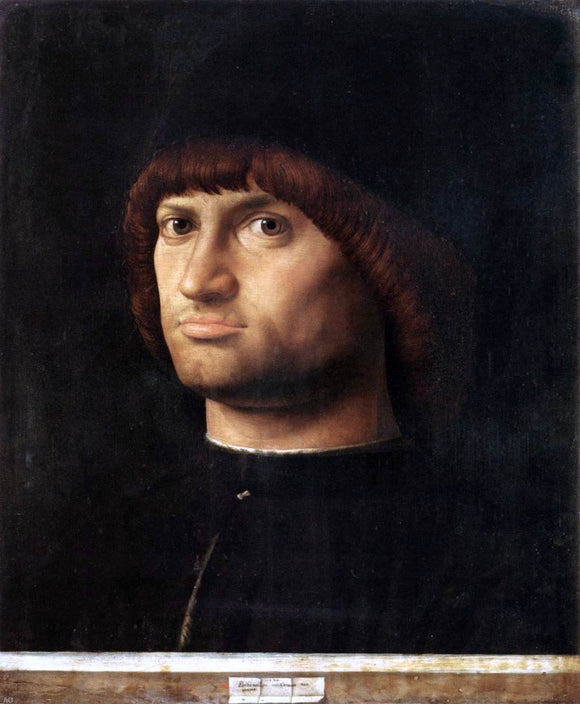  Antonello Da Messina Portrait of a Man (Il Condottiere) - Art Print