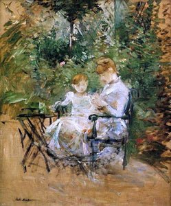  Berthe Morisot In the Garden - Art Print