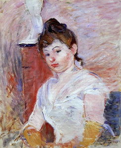  Berthe Morisot Young Woman in White - Art Print