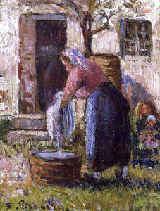  Camille Pissarro The Laundry Woman - Art Print