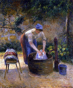  Camille Pissarro The Laundry Woman (also known as Laundry) - Art Print